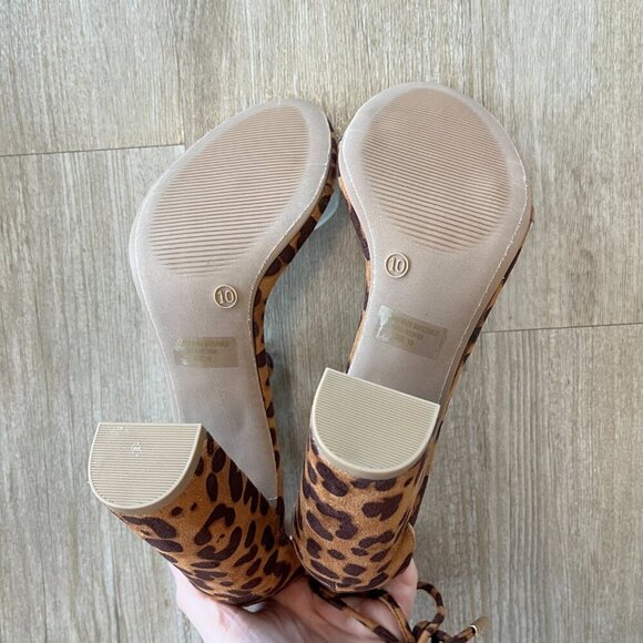 Womens Fashion Nova NIB Leopard Heels - 10 - Picture 7 of 8